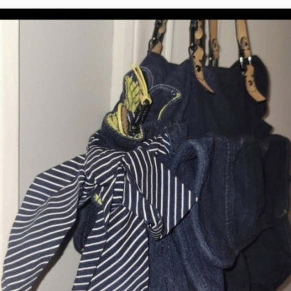 🍁🍂Y2k RARE  Denim vintage Juicy couture bag - Picture 6 of 11